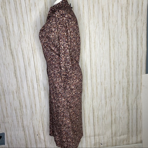 Vintage Confetti print Button front day dress - Picture 2 of 16